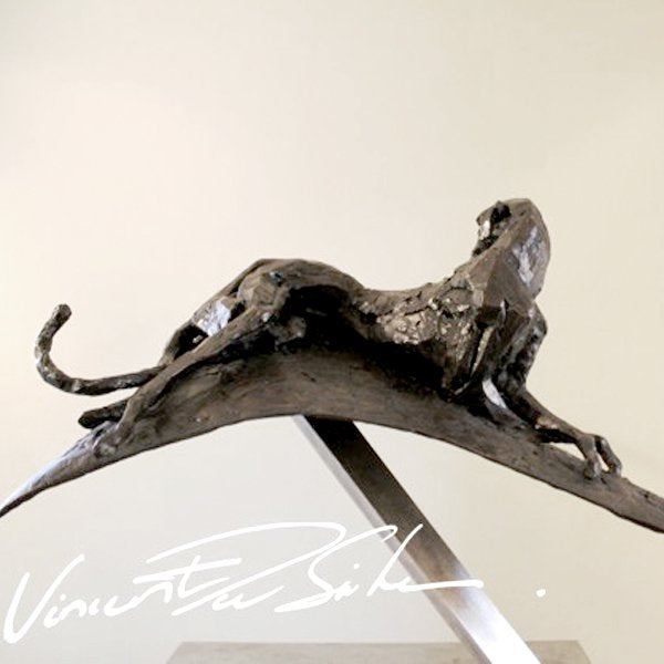 Resting Cheetah on Curve