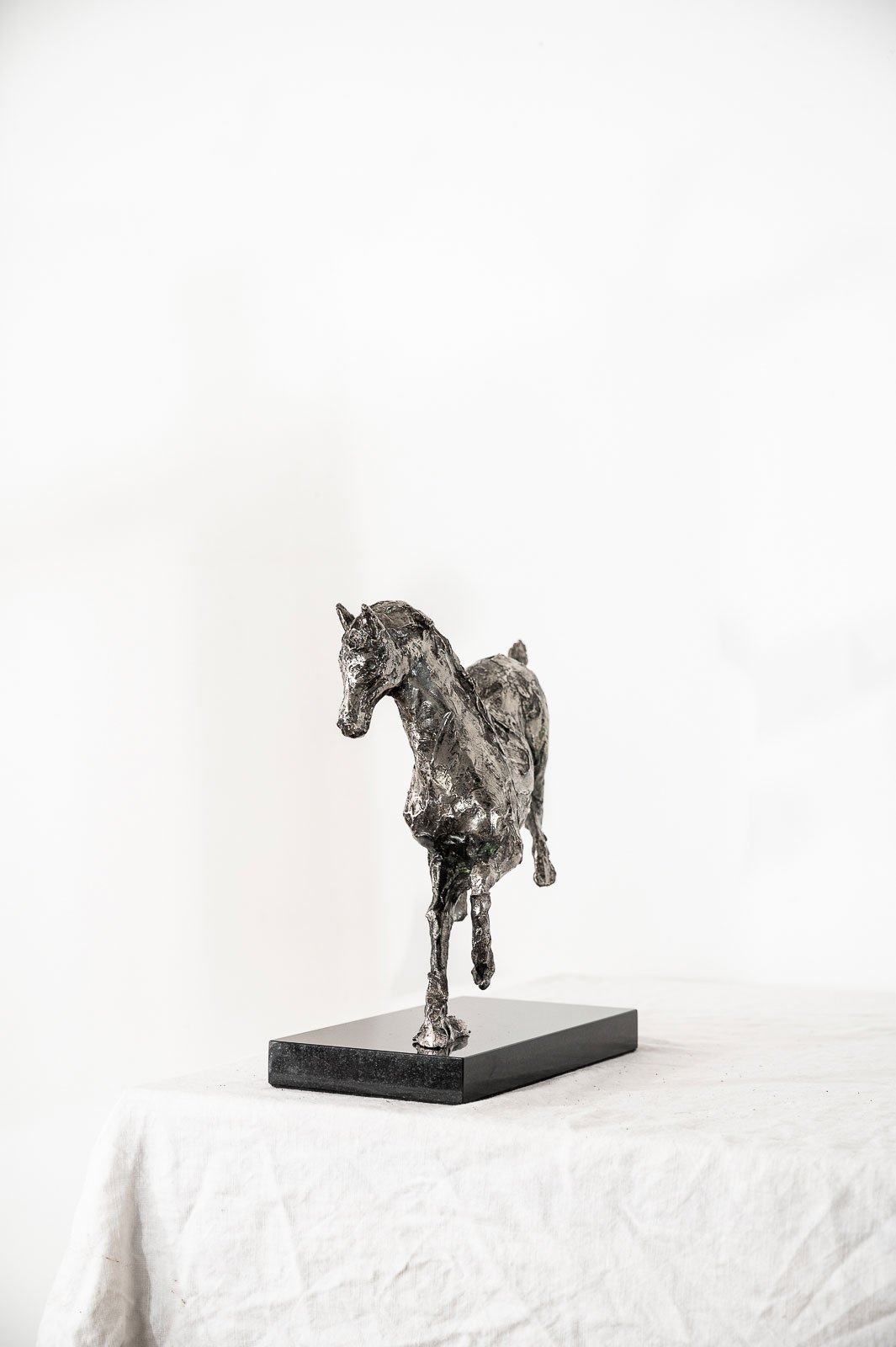 Cornering Lipizzan Maquette