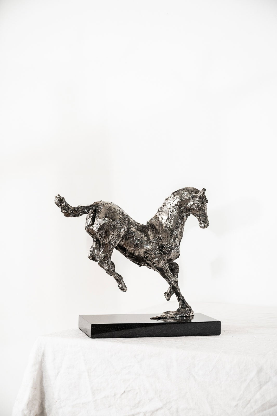 Cornering Lipizzan Maquette