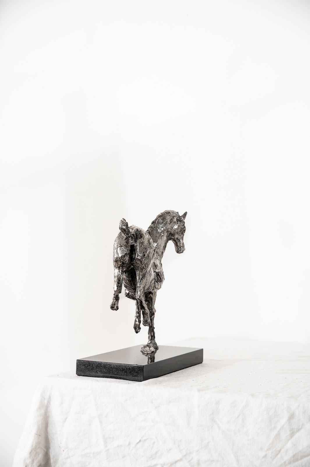 Cornering Lipizzan Maquette