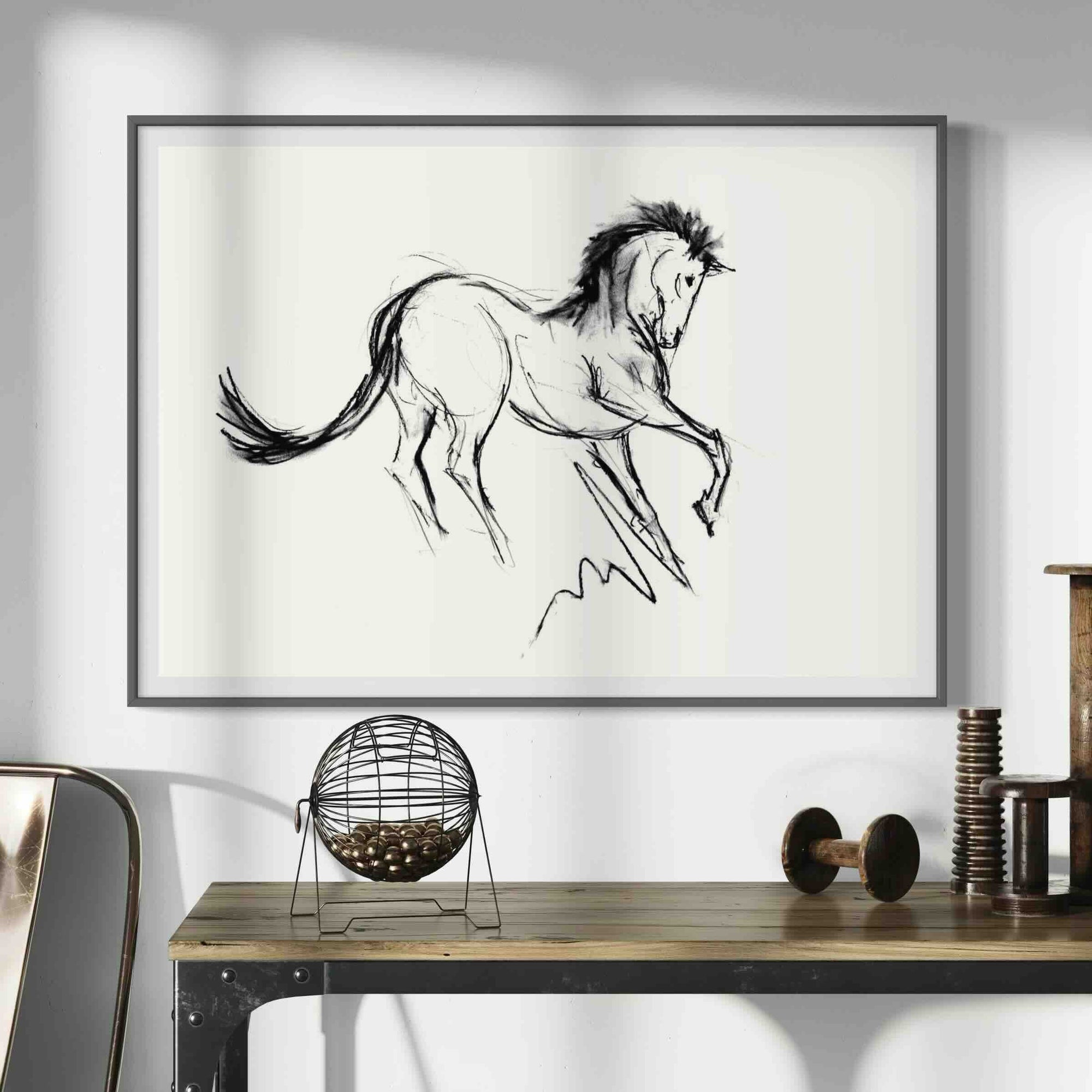Prancing Horse I - Print VDSP7