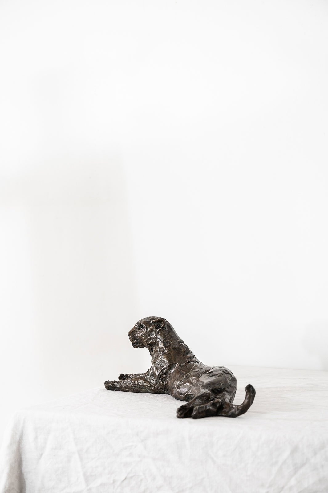 Lying Leopard Maquette